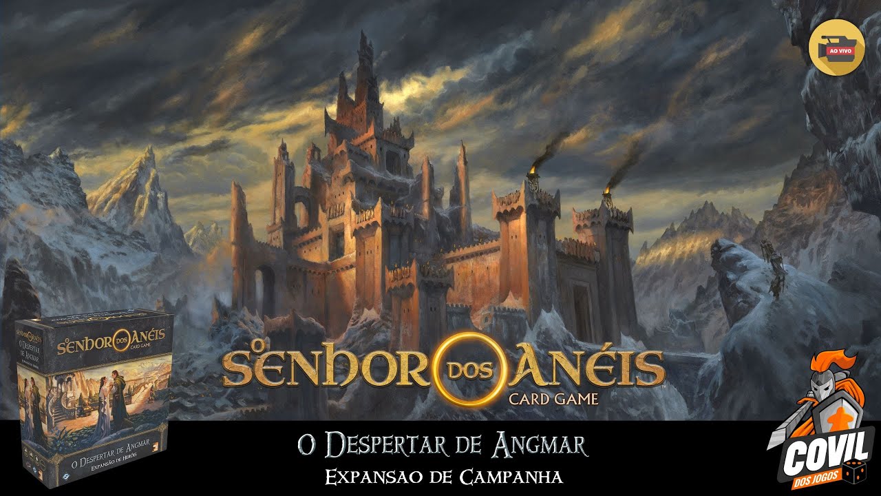 O Senhor dos An&eacute;is: Card Game - O Despertar de Angmar -  Gameplay Ao Vivo