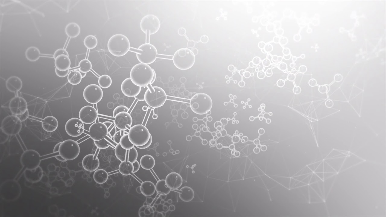Medical White Molecular Background video | Footage | Screensaver