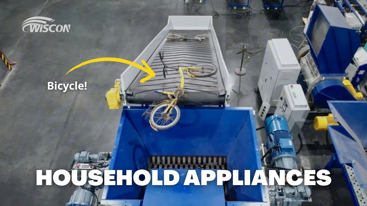 Preshredder for Industrial Waste