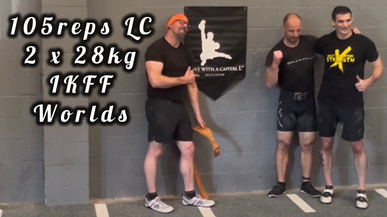 IKFF World Championship 2025 1st Place by Denis Vasilev 105reps Long Cycle 2x28kg kettlebells