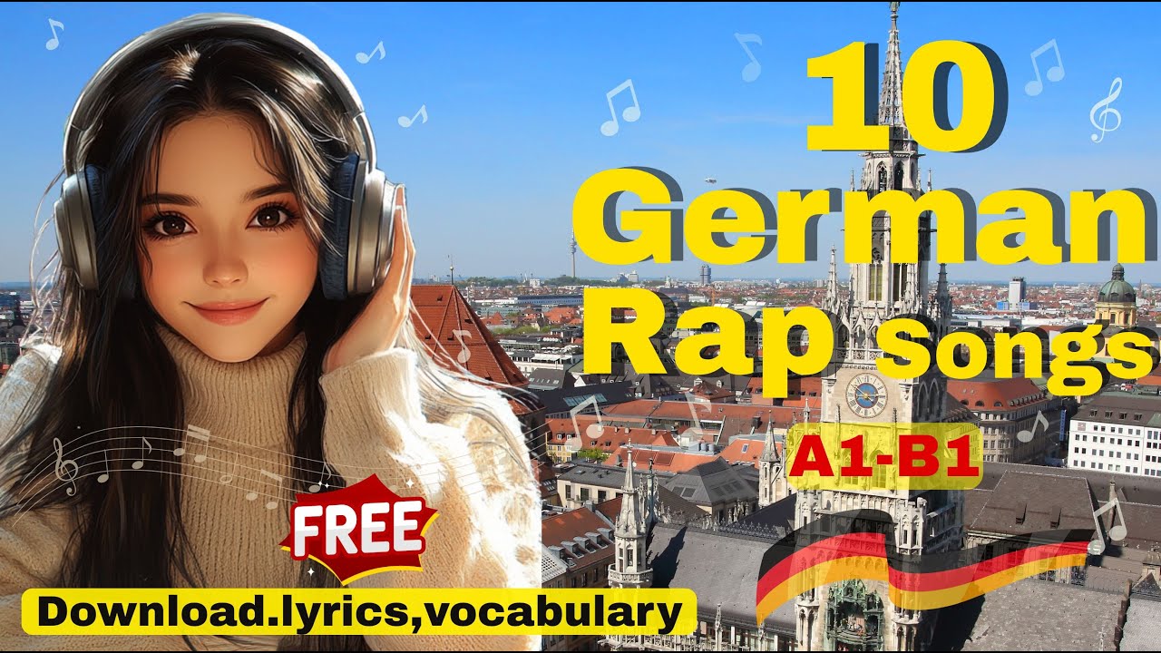 10 Easy German Rap Songs for Beginners (A1&ndash;B1) | Learn German Vocabulary with Music
