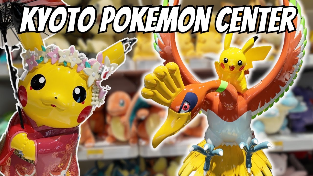 VISITING THE POKEMON CENTER IN KYOTO, JAPAN!