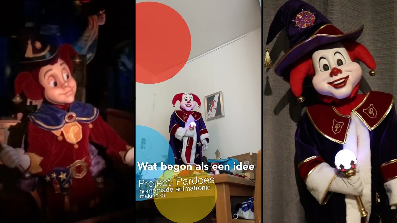 Making of: Pardoes Homemade Animatronic from Symbolica - Efteling