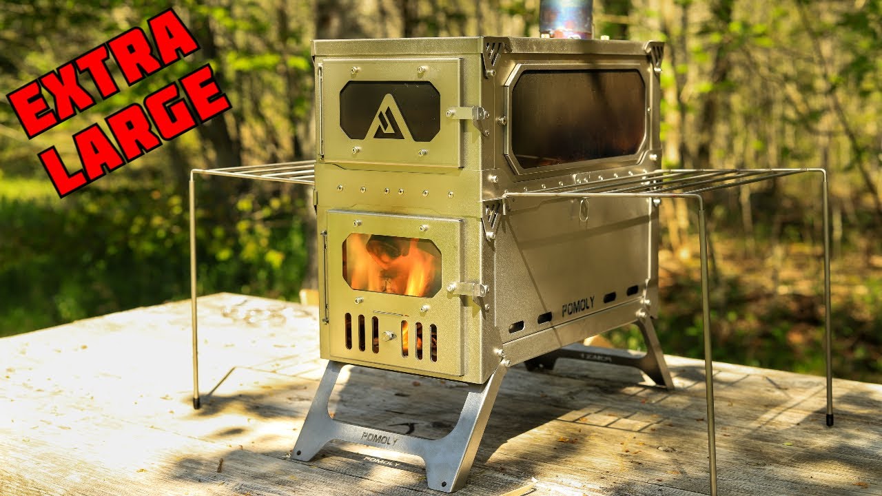 Titanium Wood Stove For Hot Tent - Pomoly T Brick