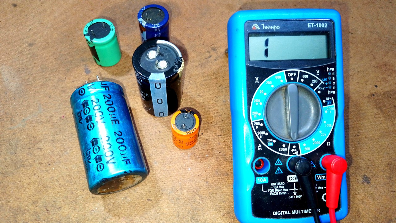 Veja como testar capacitor com o multimetro