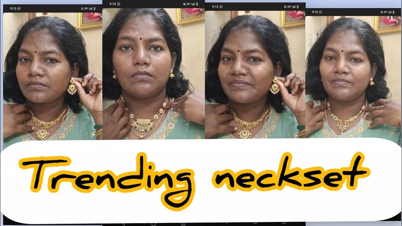 svfashionboutique is live! Necklace set available booking 9003080014