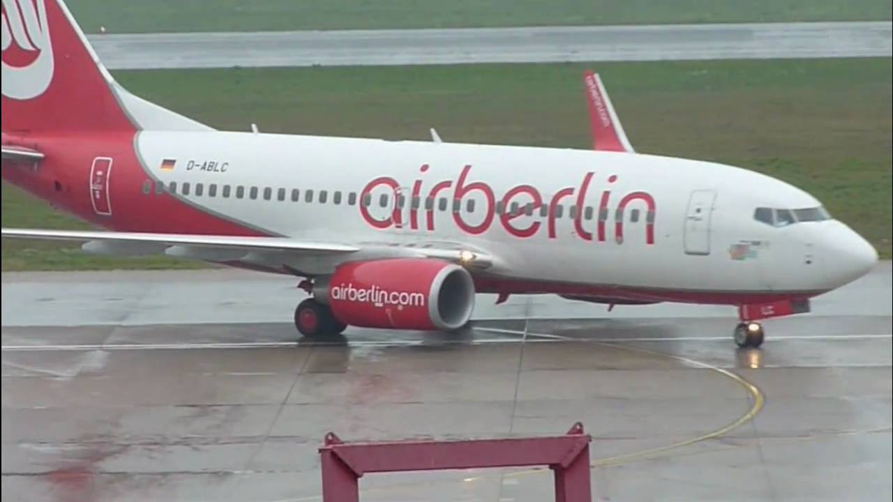 Air Berlin Song mit TXL Flughafenbetrieb Berlin Tegel