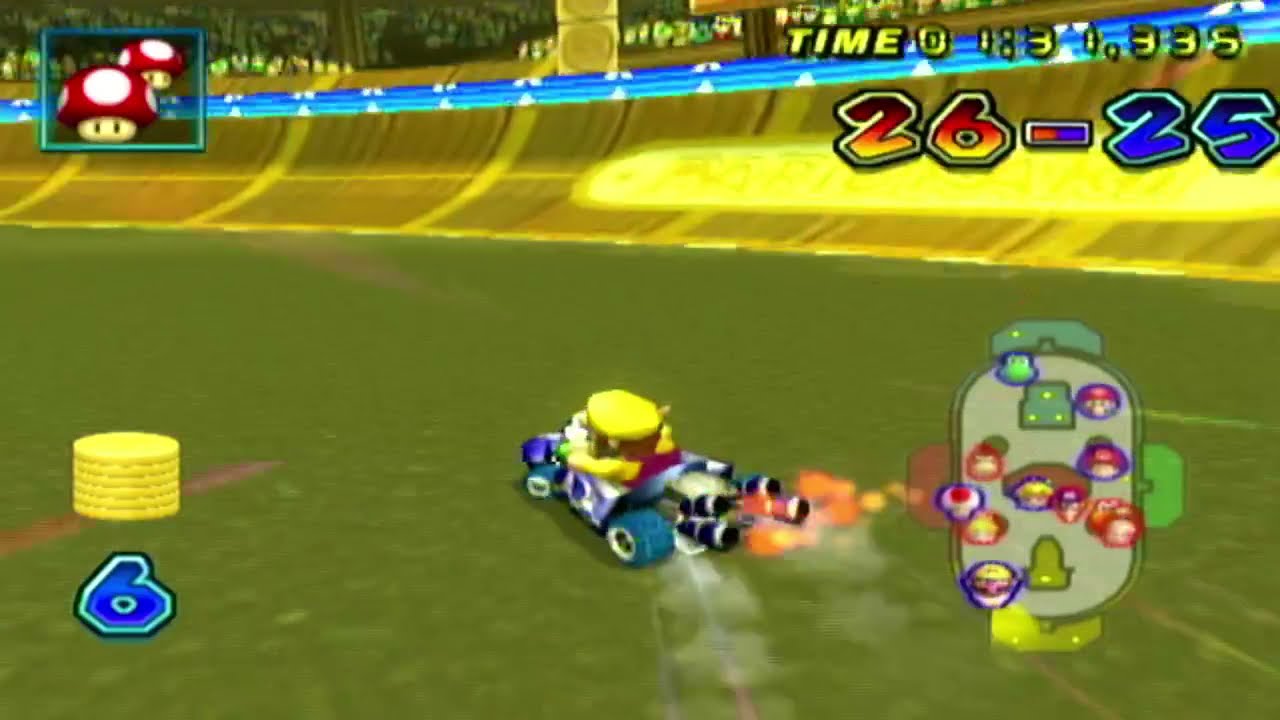Mario Kart Battle in Teams Blue - Wario Coins