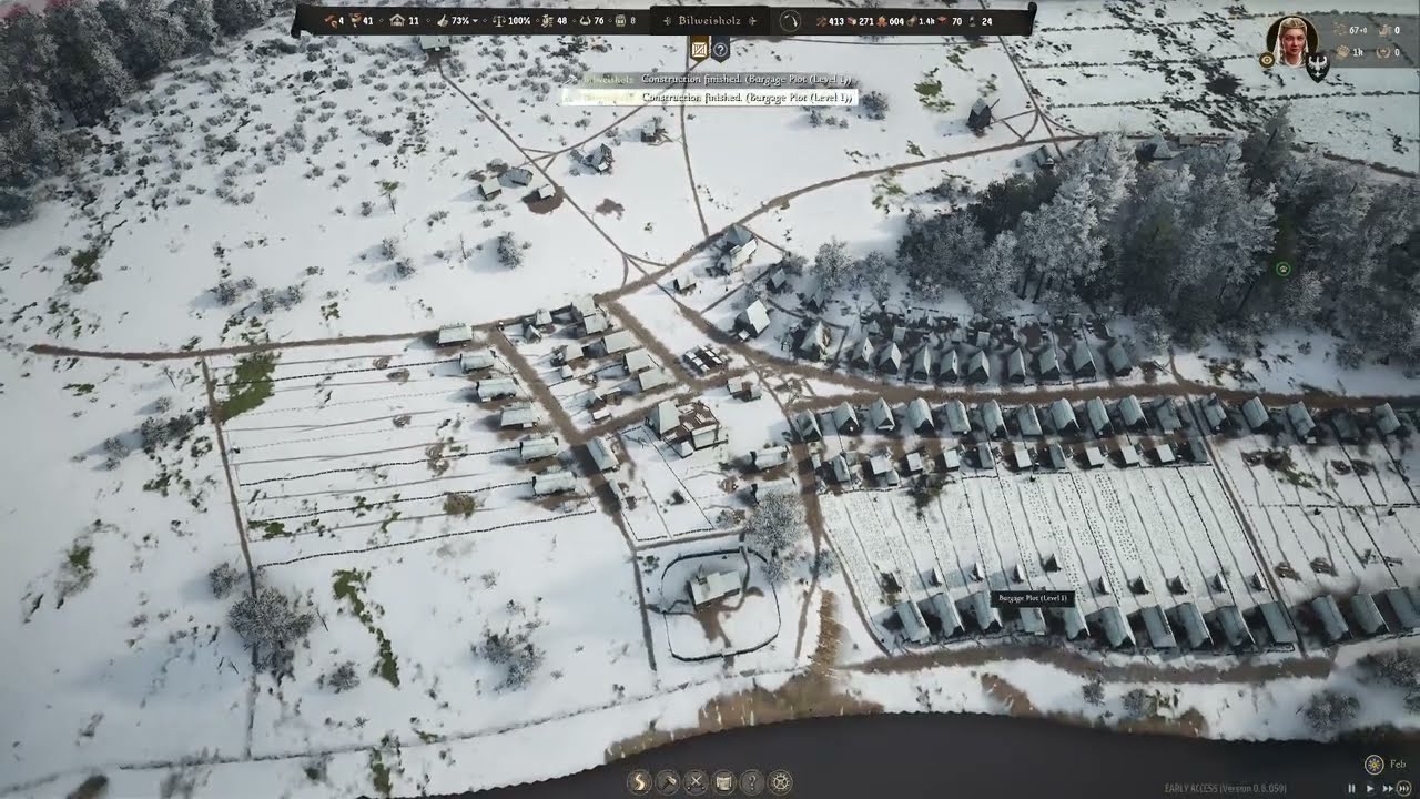 Manor Lords | New Twin lakes Map | New Game Update | Part 2