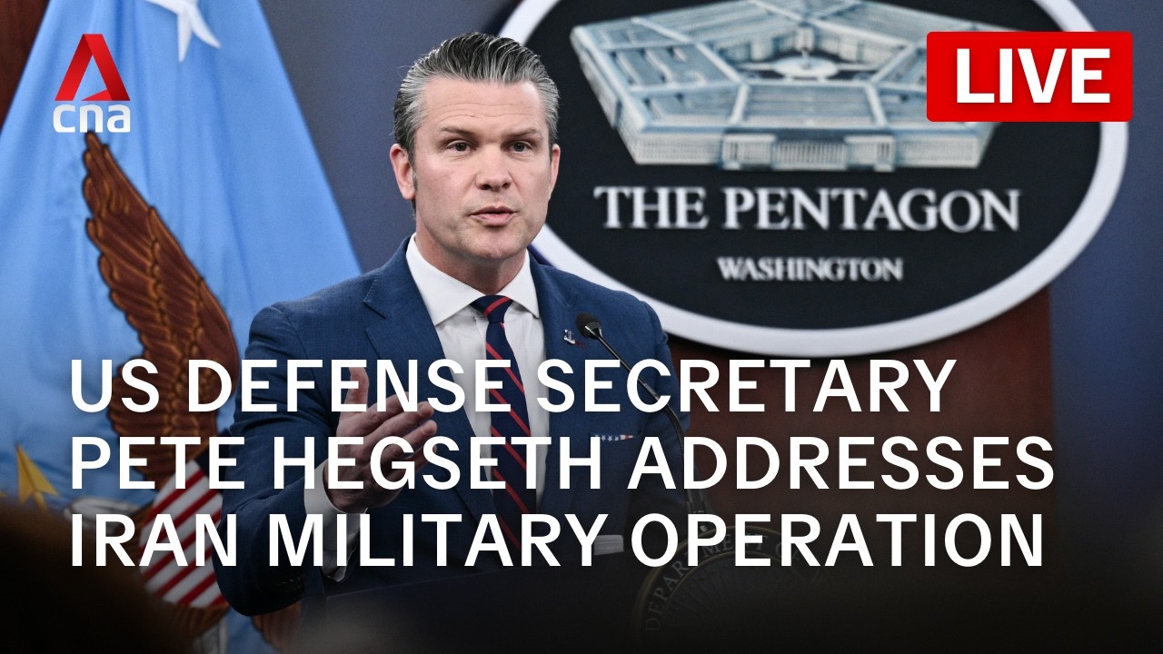 [LIVE] PETE HEGSETH ON US MILITARY OPERATION IN IRAN