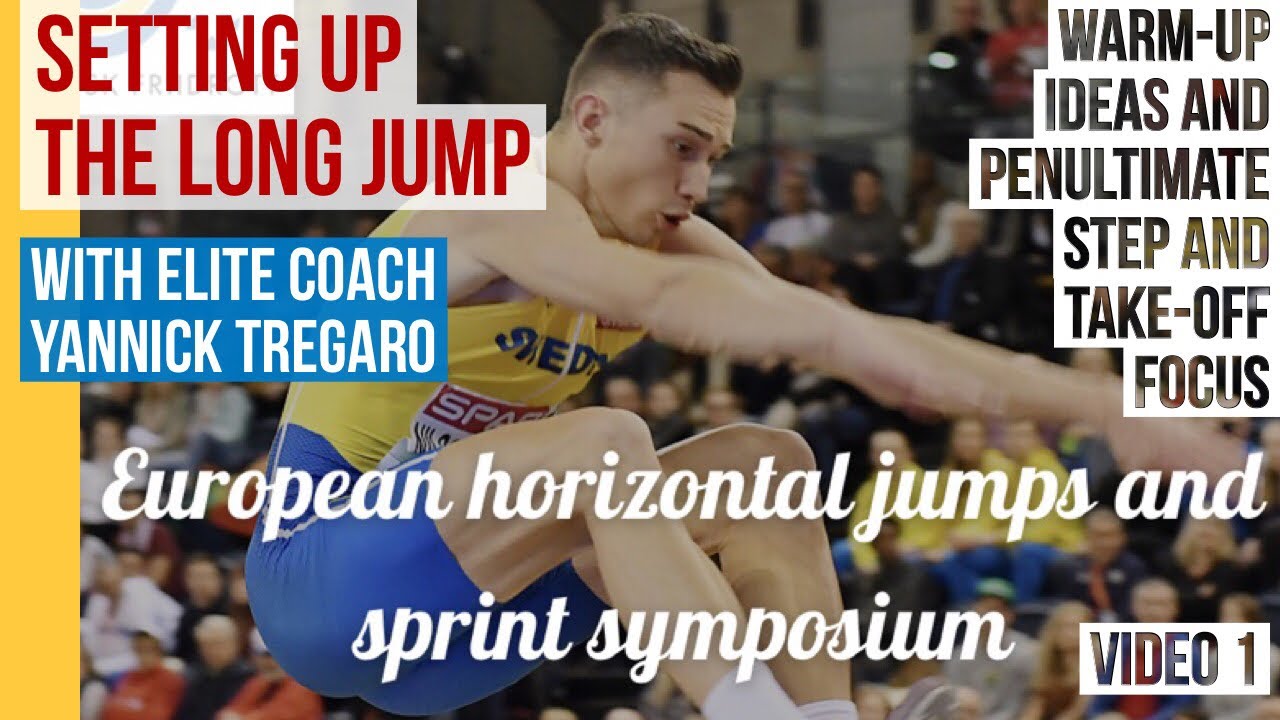 SETTING UP THE LONG JUMP TAKE-OFF WITH ELITE COACH YANNICK TREGARO - warm-up, pen step & take-off