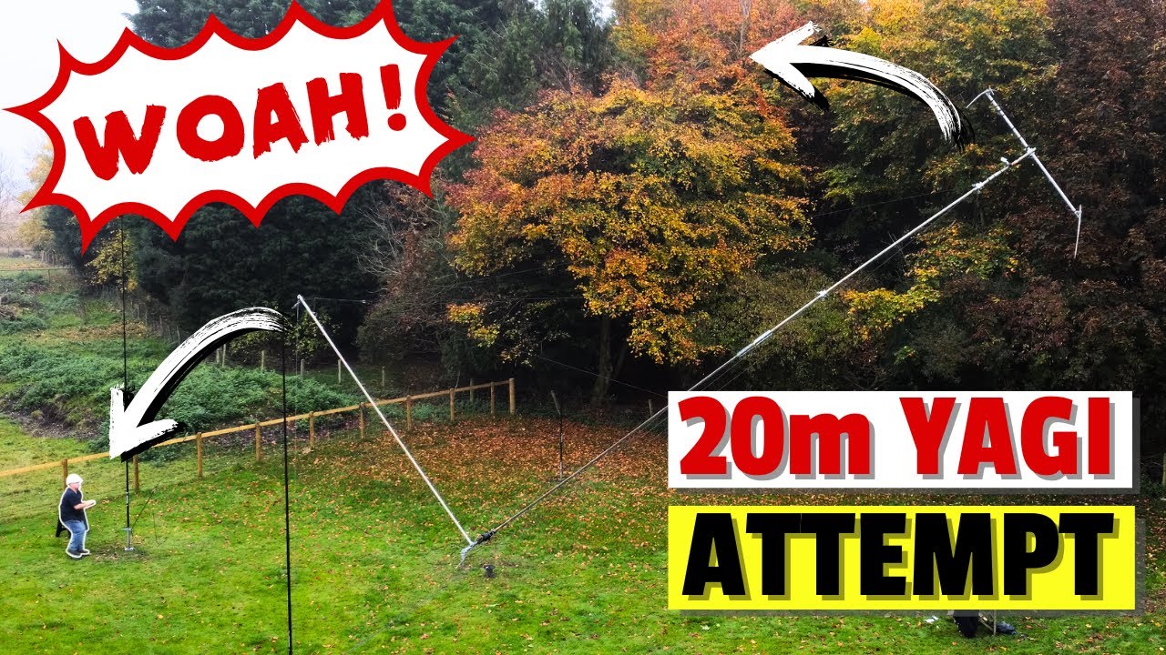 45-ft / 14m Tower and Yagi - First Attempt