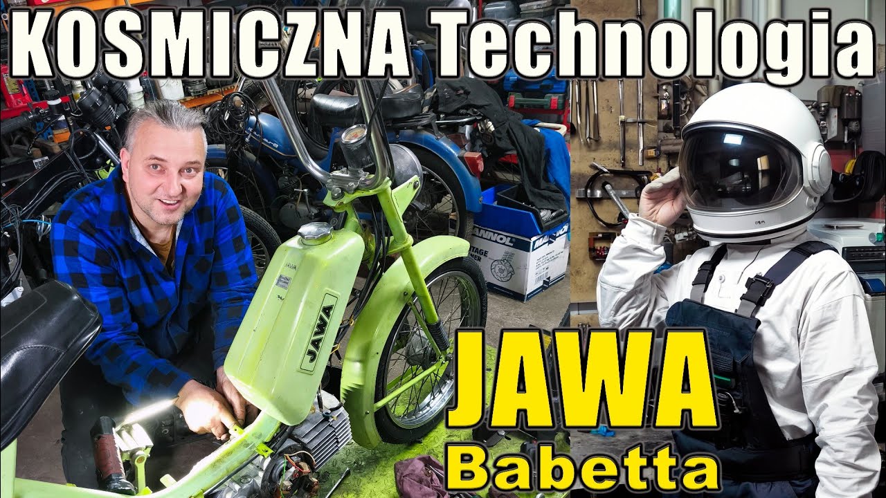 MECHANIK kontra JAWA BABETTA 210 😁😁 Silnik zaprojektowany przez NASA 💥💥
