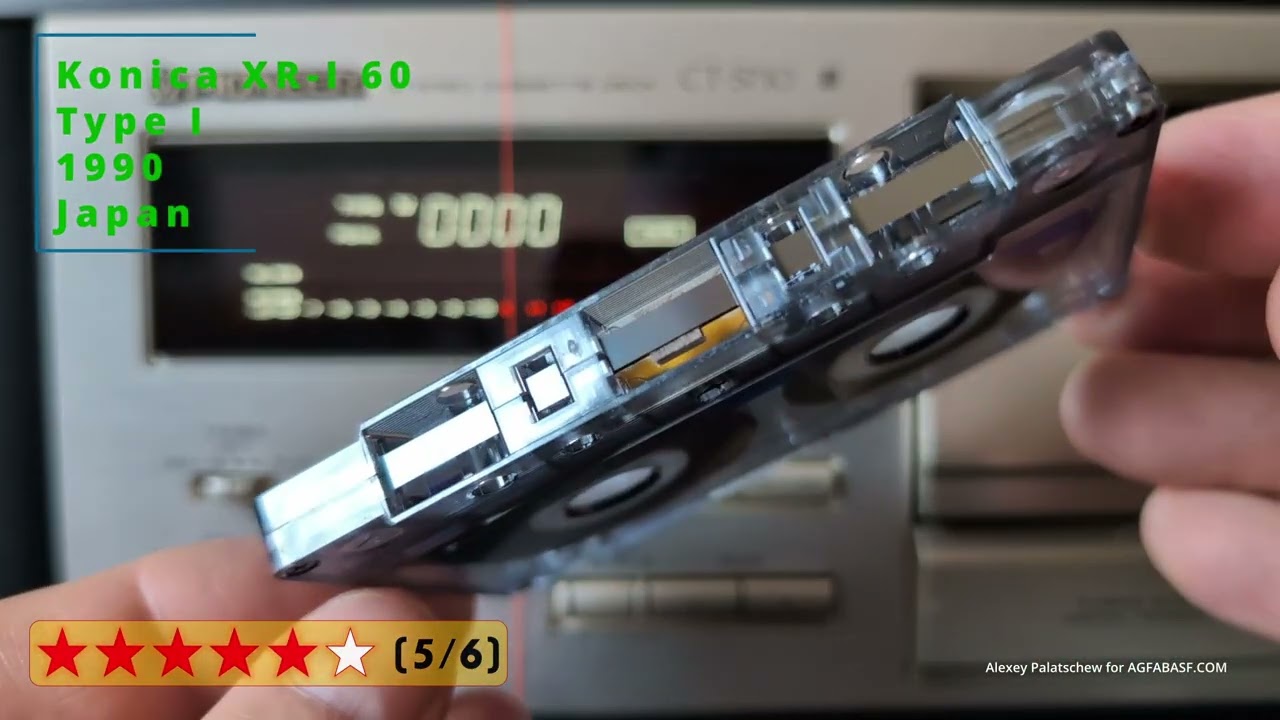 Konica XR-I 60 Type I Japan 1990_Compact Cassette