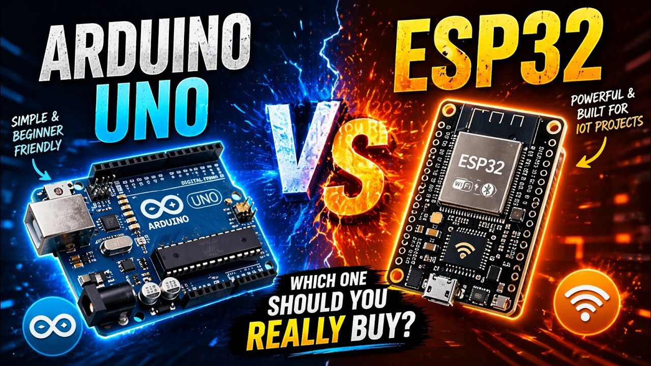 Arduino Uno vs ESP32 (2026): Which One Should You REALLY Buy?