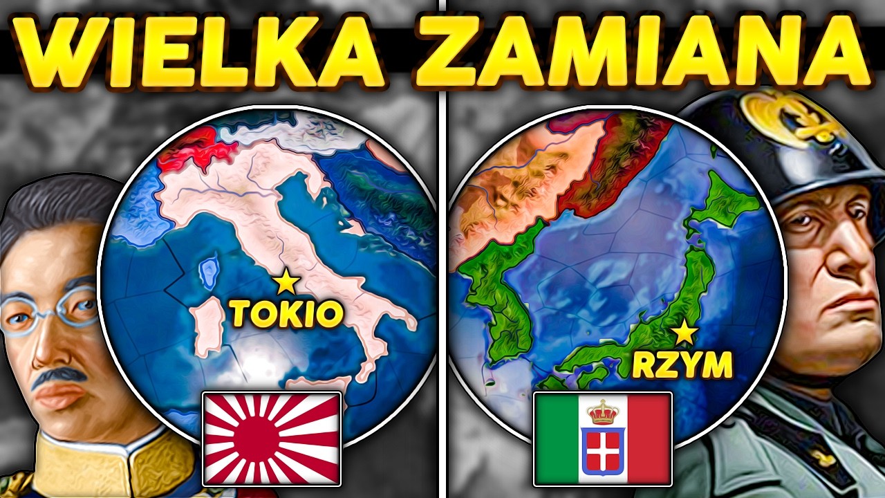 JAK BĘDZIE WYGLĄDAĆ 2WŚ GDYBY JAPONIE i WŁOCHY ZAMIENIONO MIEJSCAMI?! - HEARTS OF IRON 4