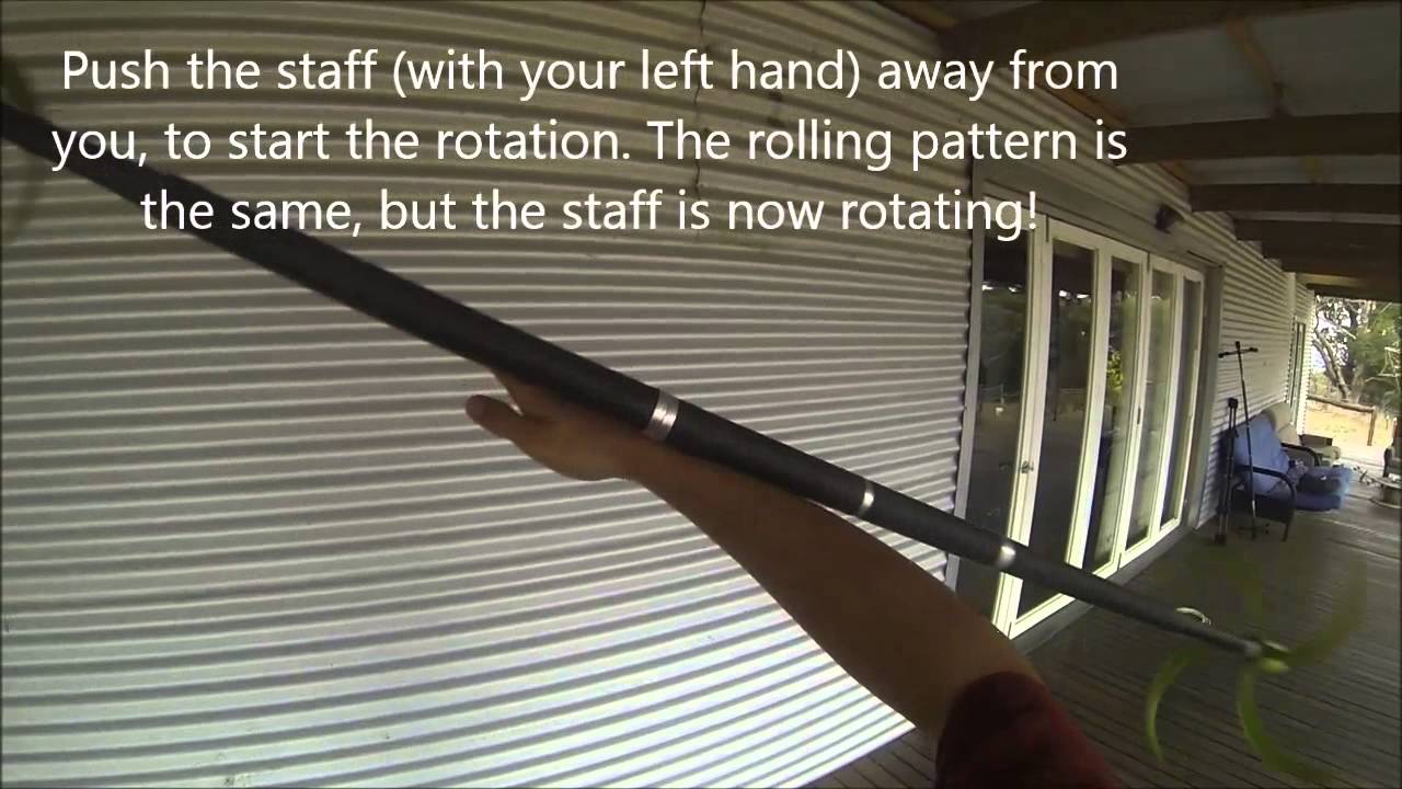 Dragonstaff Tutorial: Part 1 of 5 - One-handed rolls.
