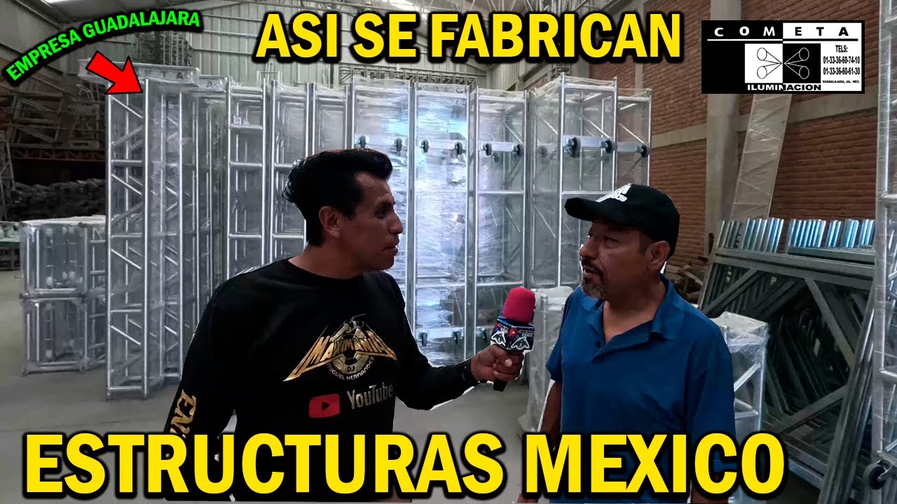 ASI SE FABRICAN LAS ESTRUCTURAS MAS VENDIDAS EN MEXICO (COMETA) PASO A PASO (GUADALAJARA)