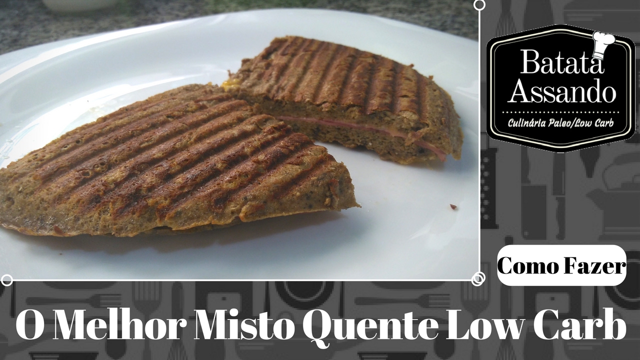 O Melhor Misto Quente Low Carb do Mundo! | Batata Assando