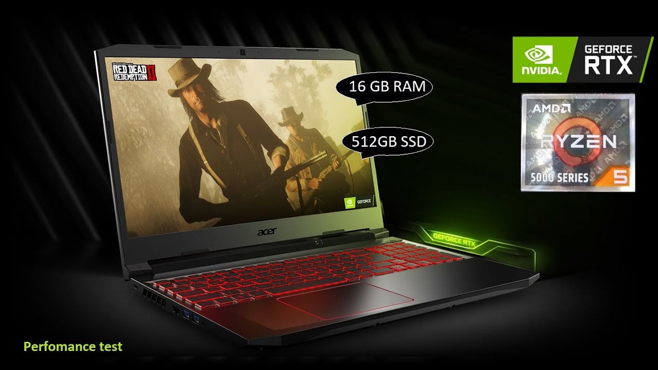 ACER NITRO 5 - Ryzen 5 5600H RTX 3060 - test performance