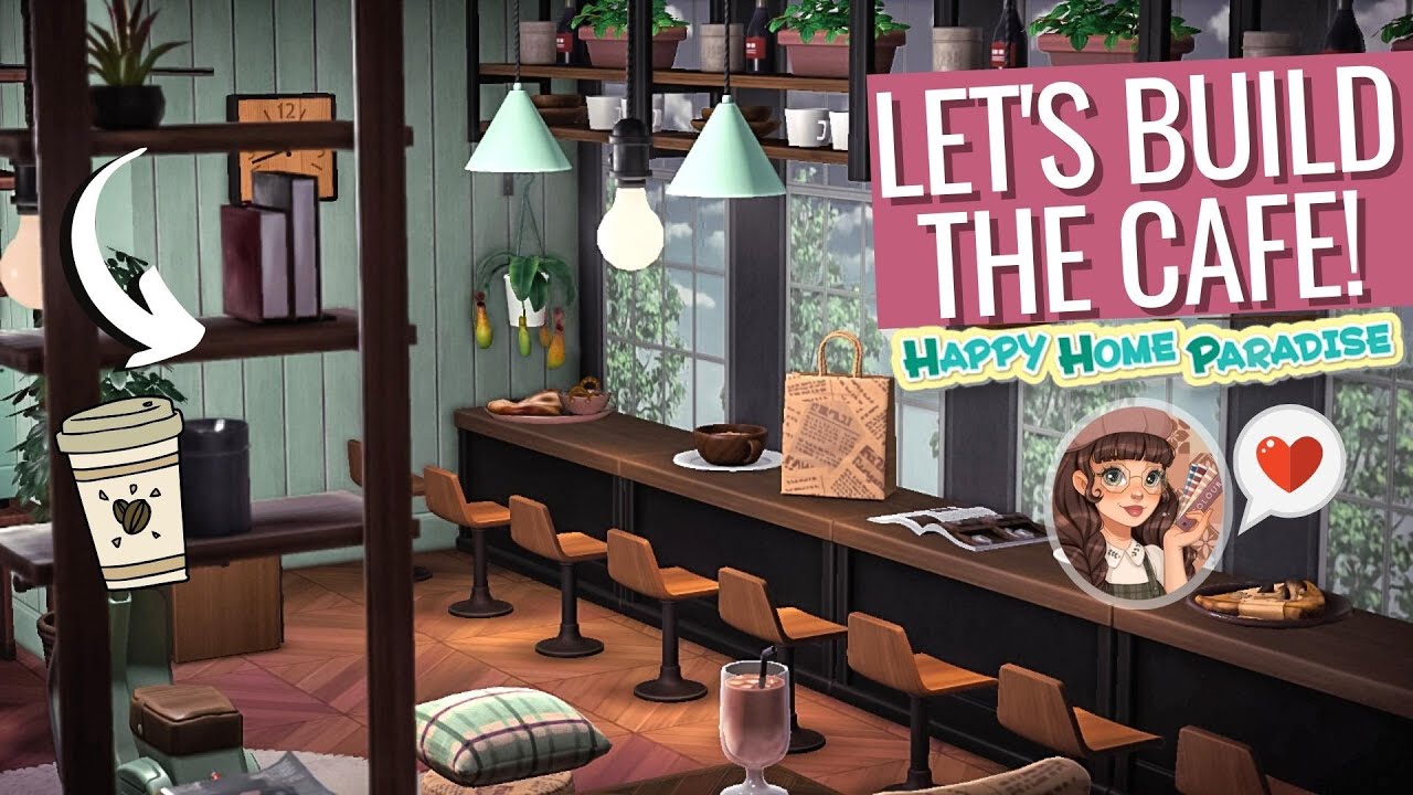 Let's build the CAFE on Happy Home Paradise | ACNH 3.0 Prep!