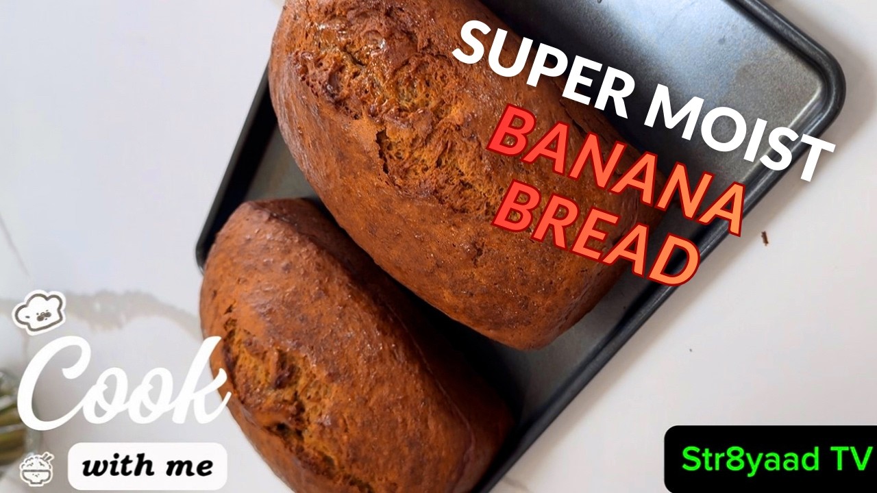 The BEST Banana Bread Recipe Ever! | So Moist  | Quick & Easy!