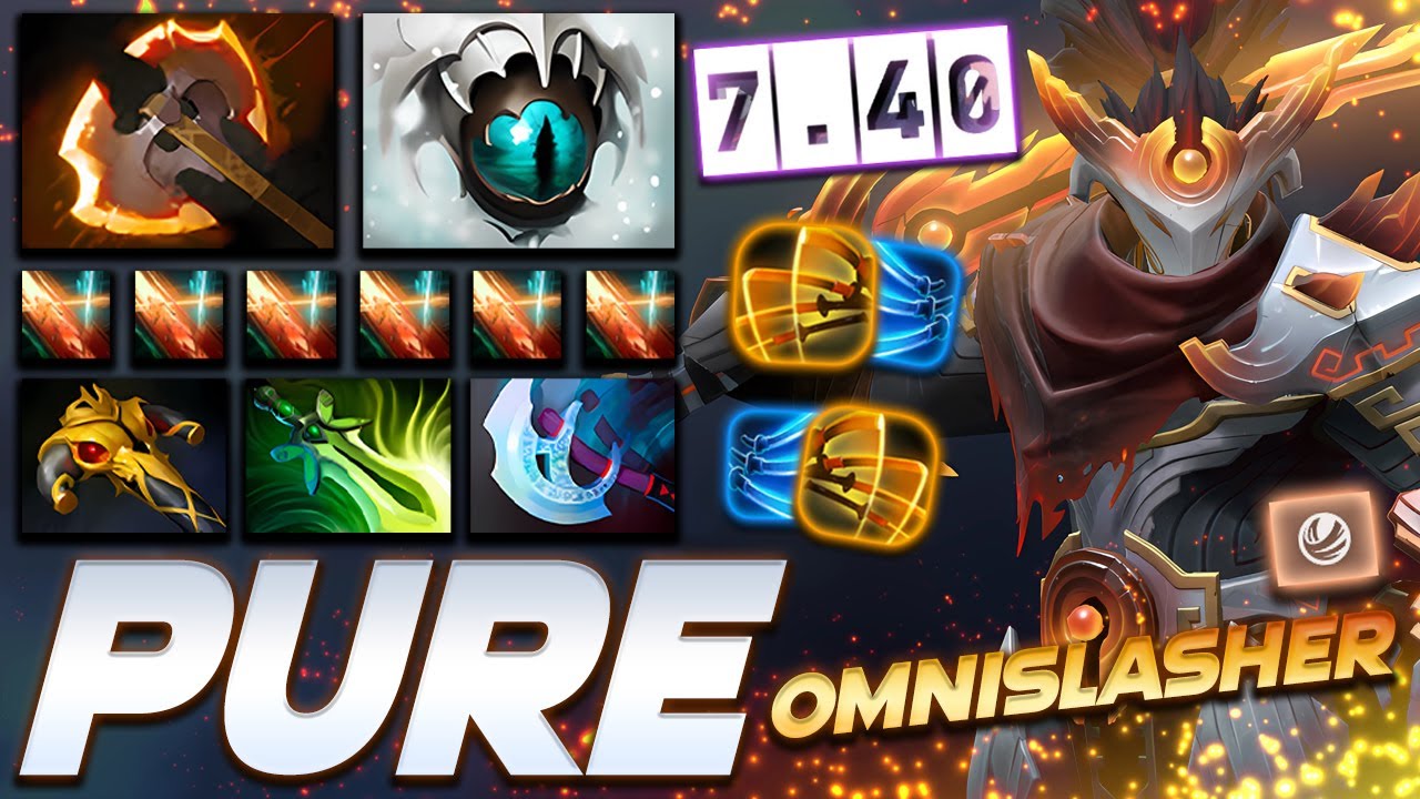 [7.40] Pure Juggernaut Omnislasher - Dota 2 Pro Gameplay [Watch & Learn]
