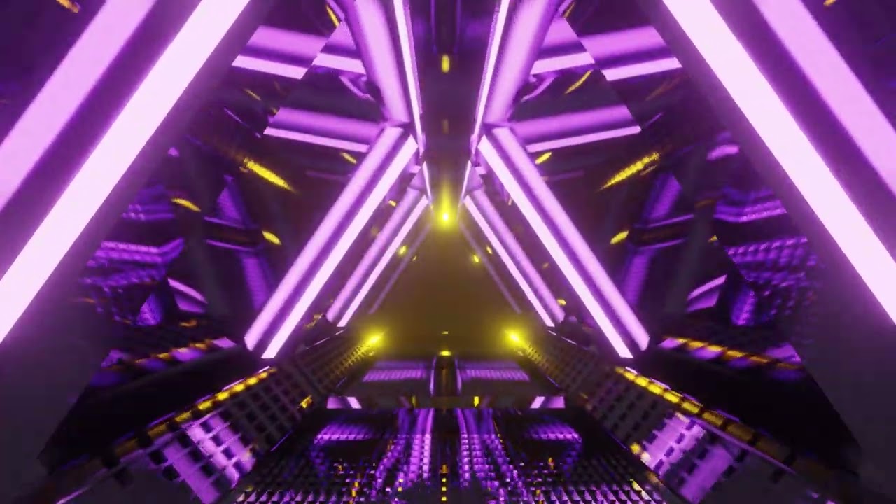 10hours purple color tringle tunnel background video, 4k animation, loop video, relaxing screensaver