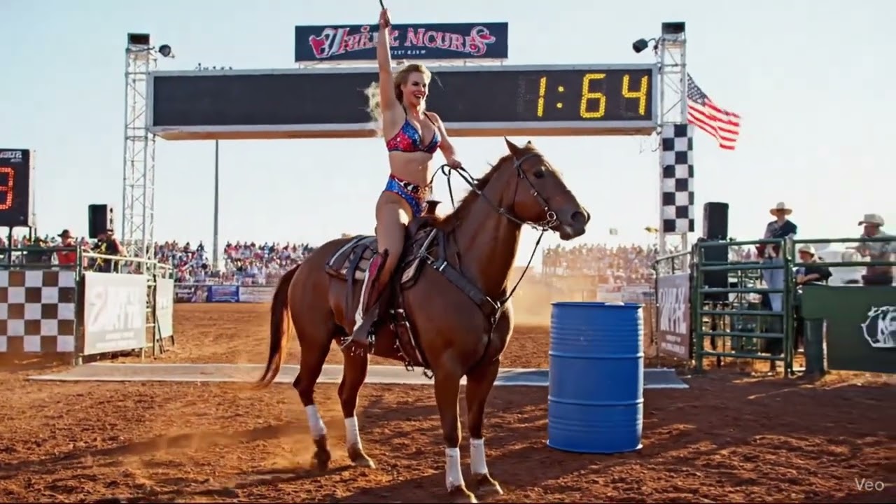 Barrel Race FAIL! Cowgirls CRASH and Immediately Start Fighting 🐴🔥