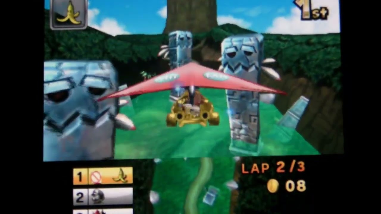 Mario Kart 7 : For&ecirc;t Tropicale DK (Mii)