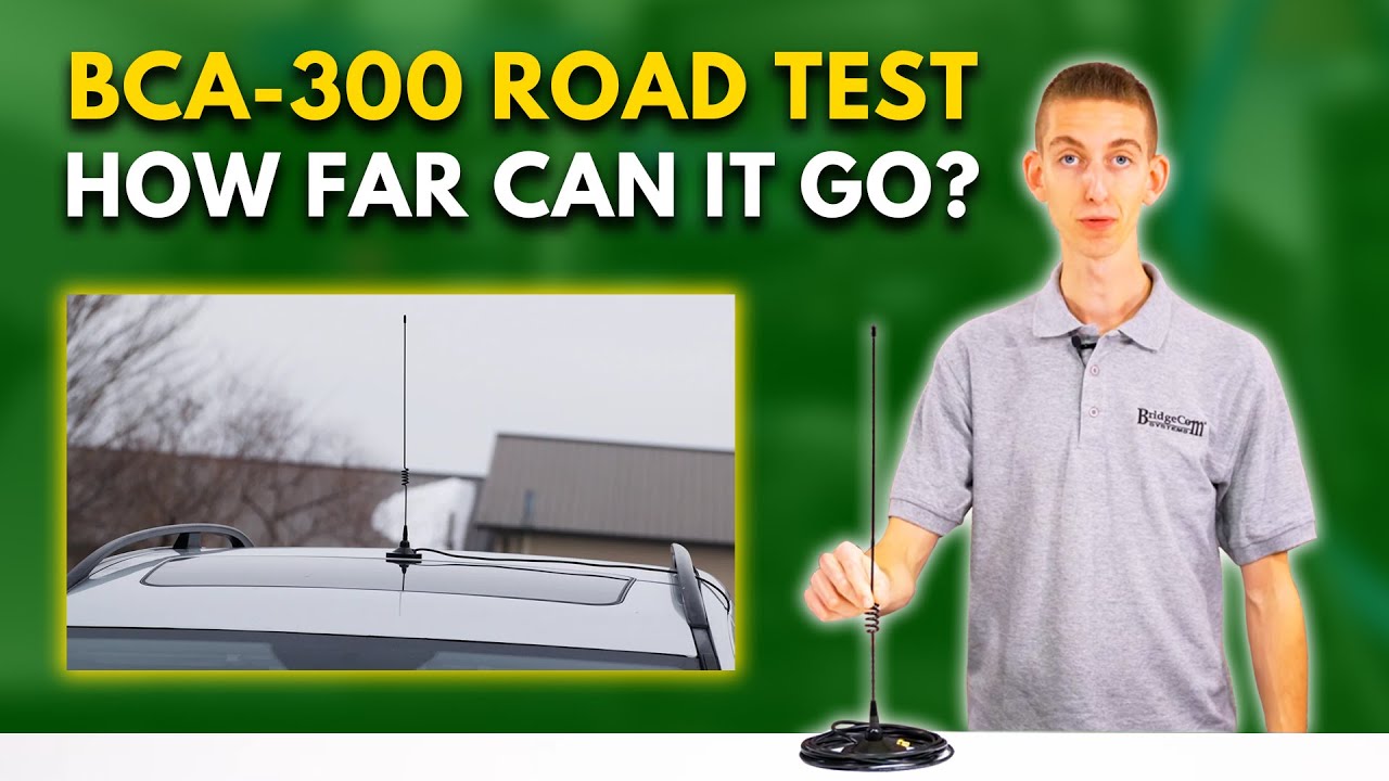 How Far Can the BCA-300 Dual Band Mag Mount Antenna Transmit? BCA-300 Road Test