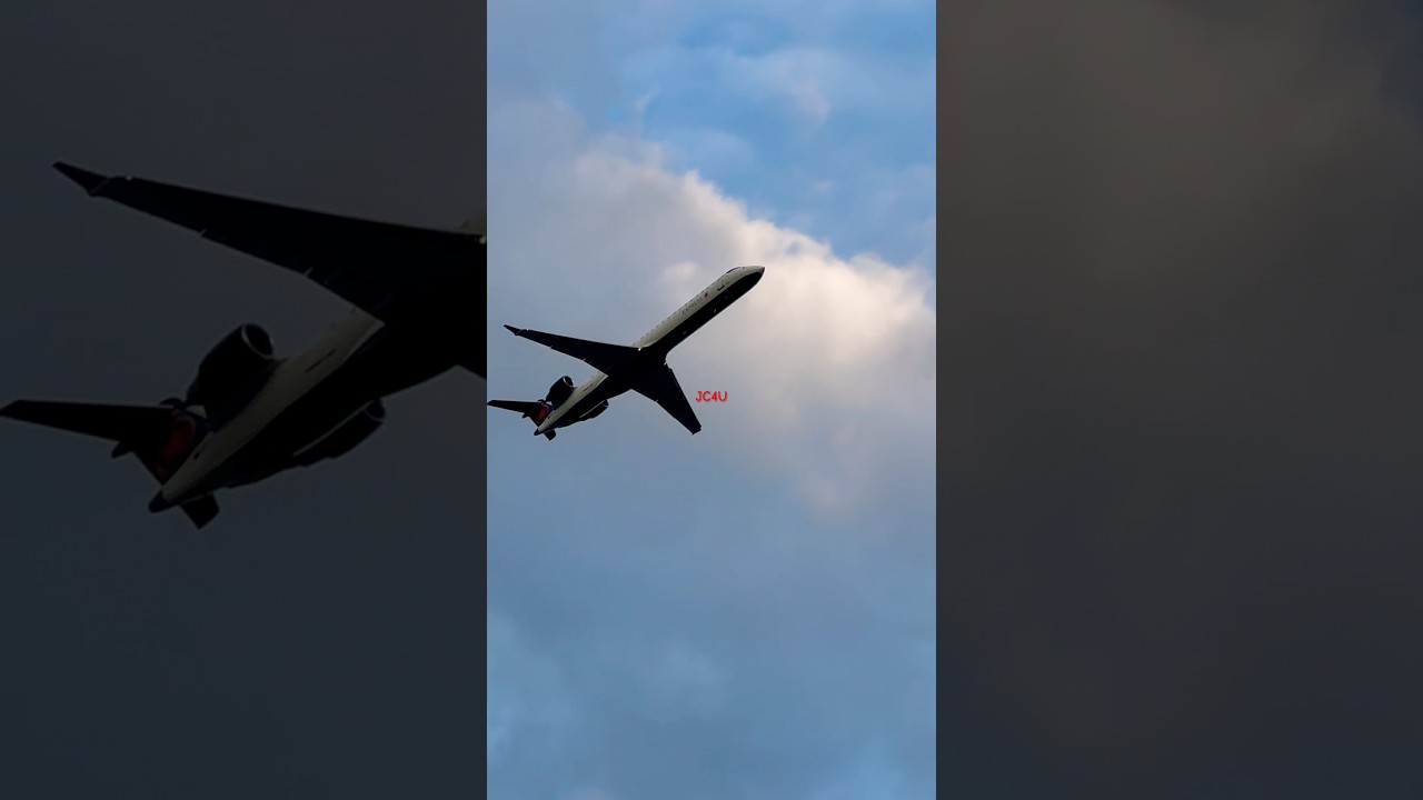 Air Canada Express Jazz AC8775 REG. C-FJJZ Mitsubishi CRJ-900LR YYZ Toronto - DETROIT