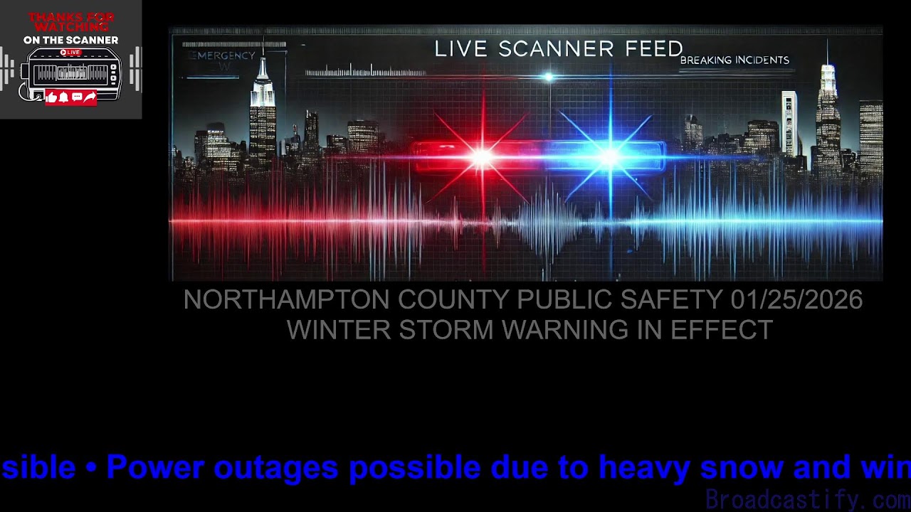 🔴 LIVE (01/25/26) Public Safety Scanner