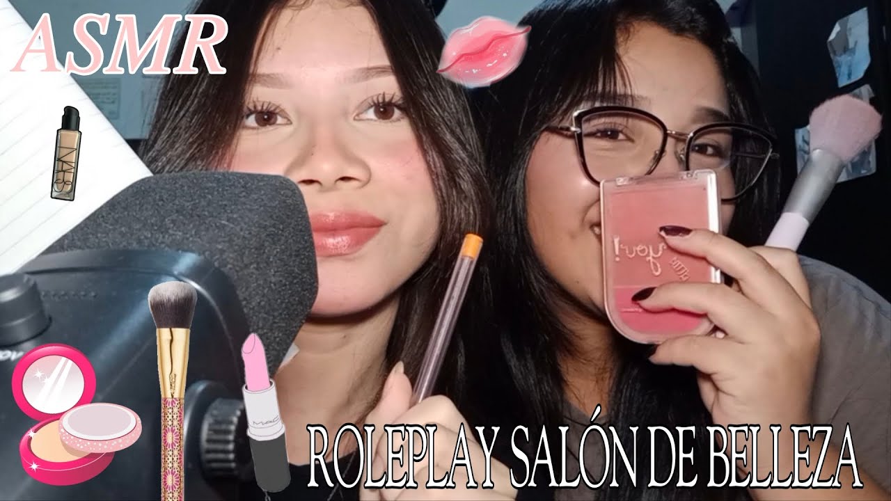 ASMR Roleplay (Mi amiga intenta hacer ASMR) Salón de Belleza 💄