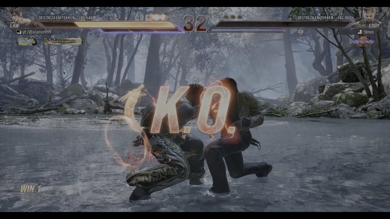 #tekken8 alanvs999 Vs Steve (Rodeo Spin 4° Roda)