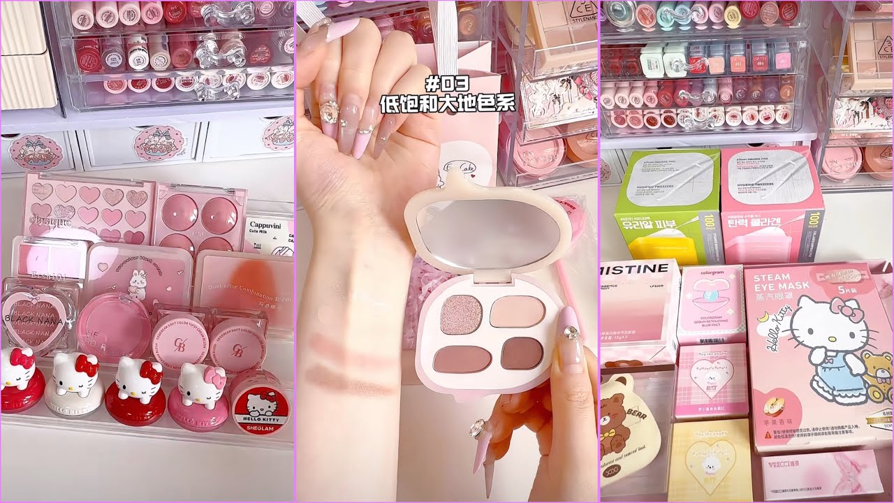 Pink Makeup Unboxing 🎀✨ | Organizing & Restocking Aesthetic Vanity 💕