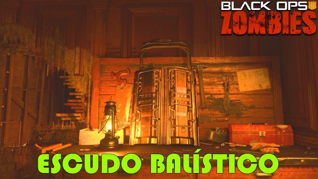 CÓMO CONSTRUIR EL ESCUDO BALÍSTICO EN DEAD OF THE NIGHT TUTORIAL | BLACK OPS 4 ZOMBIES