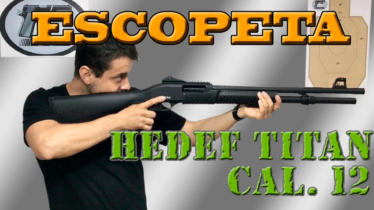 Escopeta Traumática HEDEF Titan Atlas - SPORT BLANCO CAL. 12