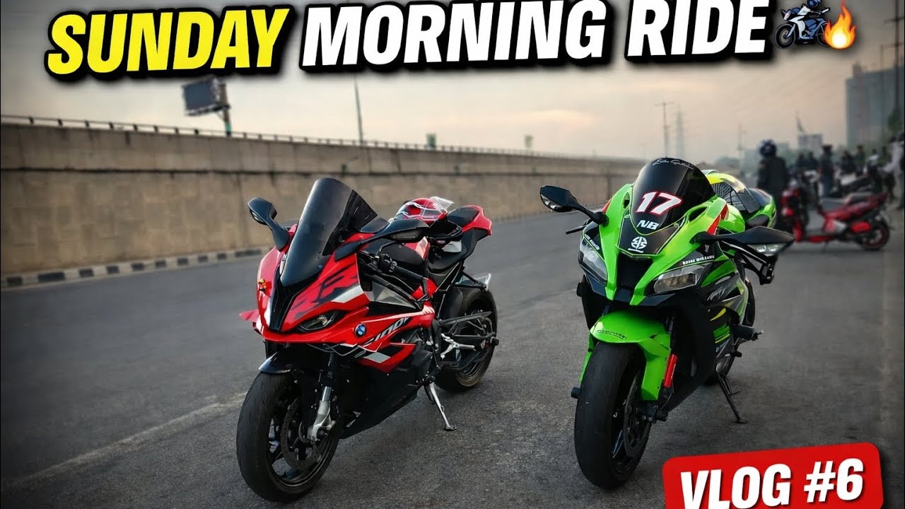 Sunday Bike Ride Vibes 😍 | Superbike Meet vlog #6