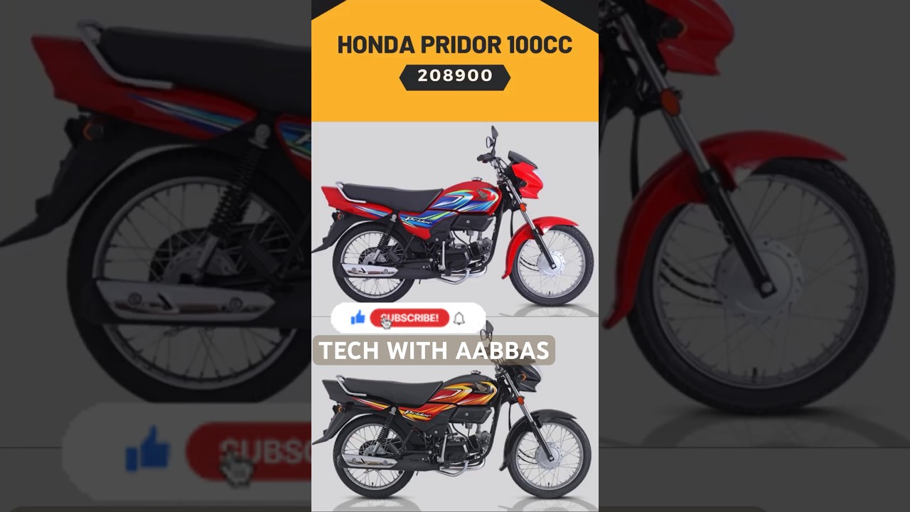 Honda pridor 100cc price update #pakwheels #atlashonda #honda #bike #pridor #yamaha #suzuki #price