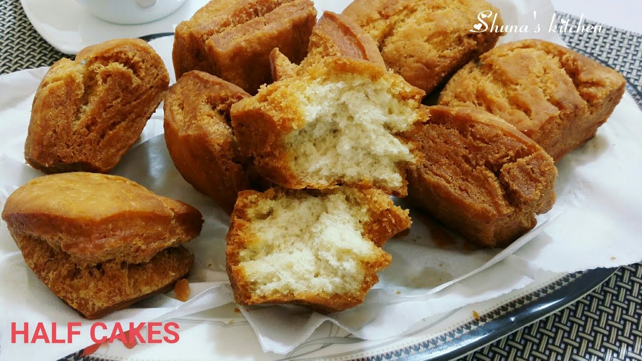 Jinsi ya kupika half cakes za kupasuka