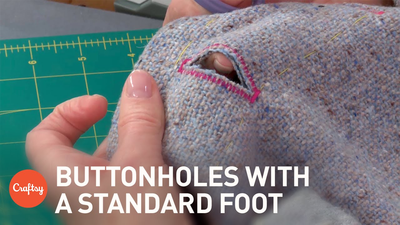 How to Sew Buttonholes with a Regular Foot | Sewing Tutorial with Alison Smith