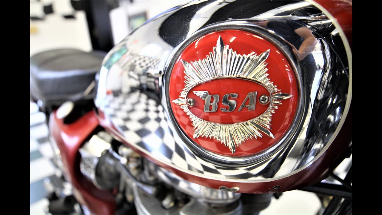 1965 BSA Lightning 650 Red & Chrome "Rocker's Revenge"