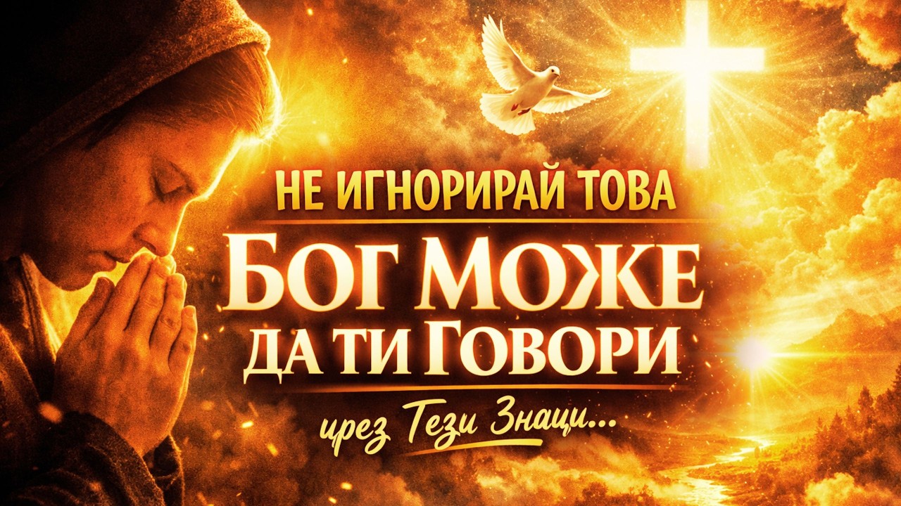 НЕ ИГНОРИРАЙ ТОВА: Бог Може Да Ти Говори Чрез Тези Знаци!