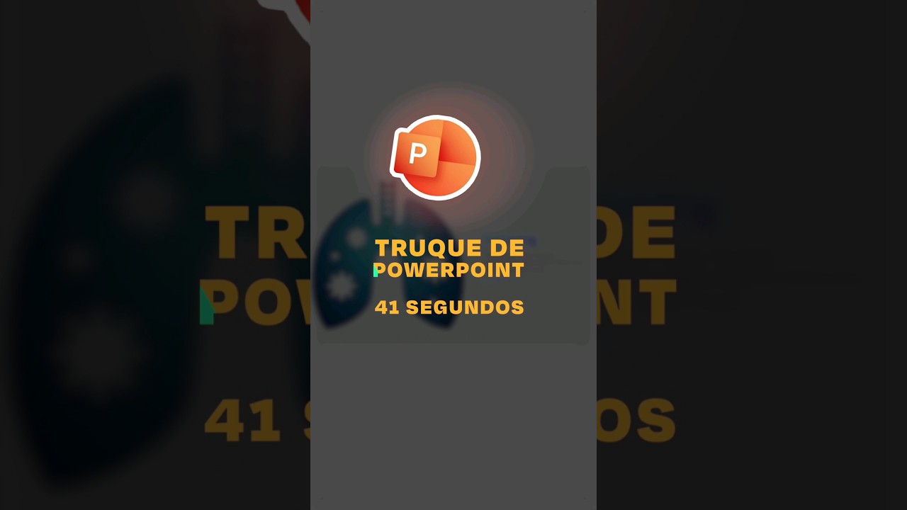 Truque de PowerPoint em 41 segundos ✨ #powerpoint