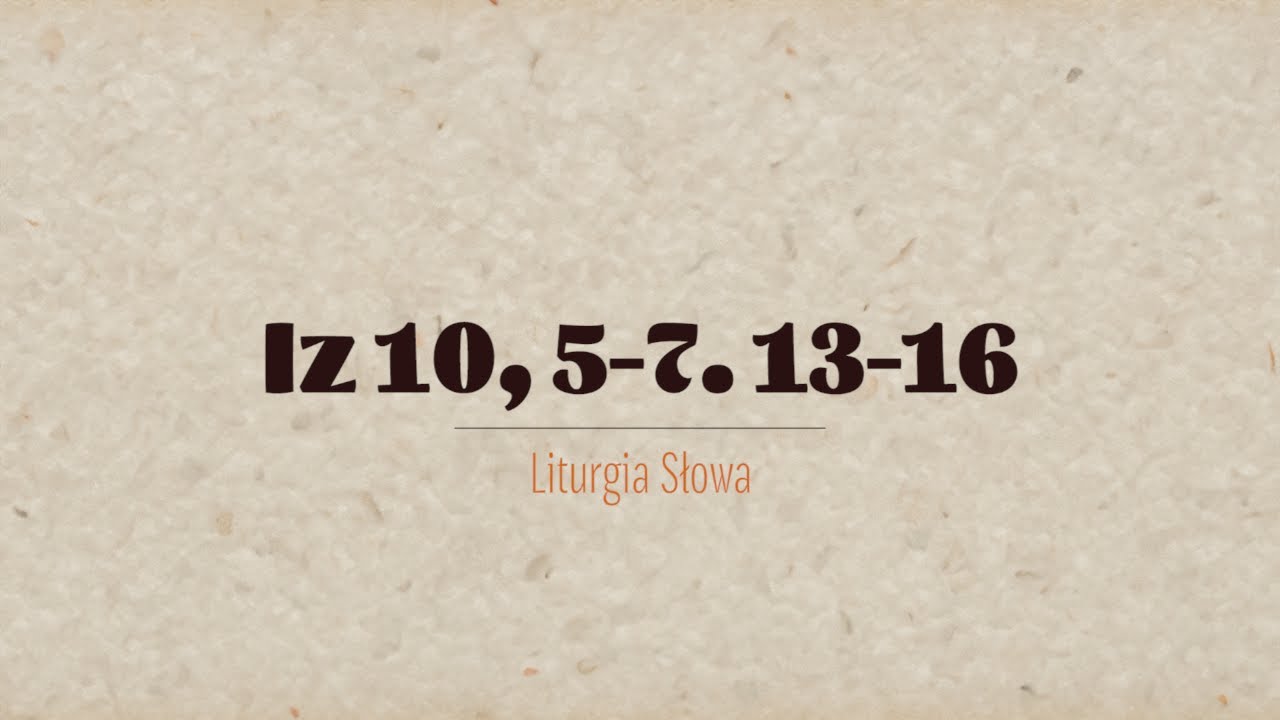 #PierwszeCzytanie | 15 lipca 2026