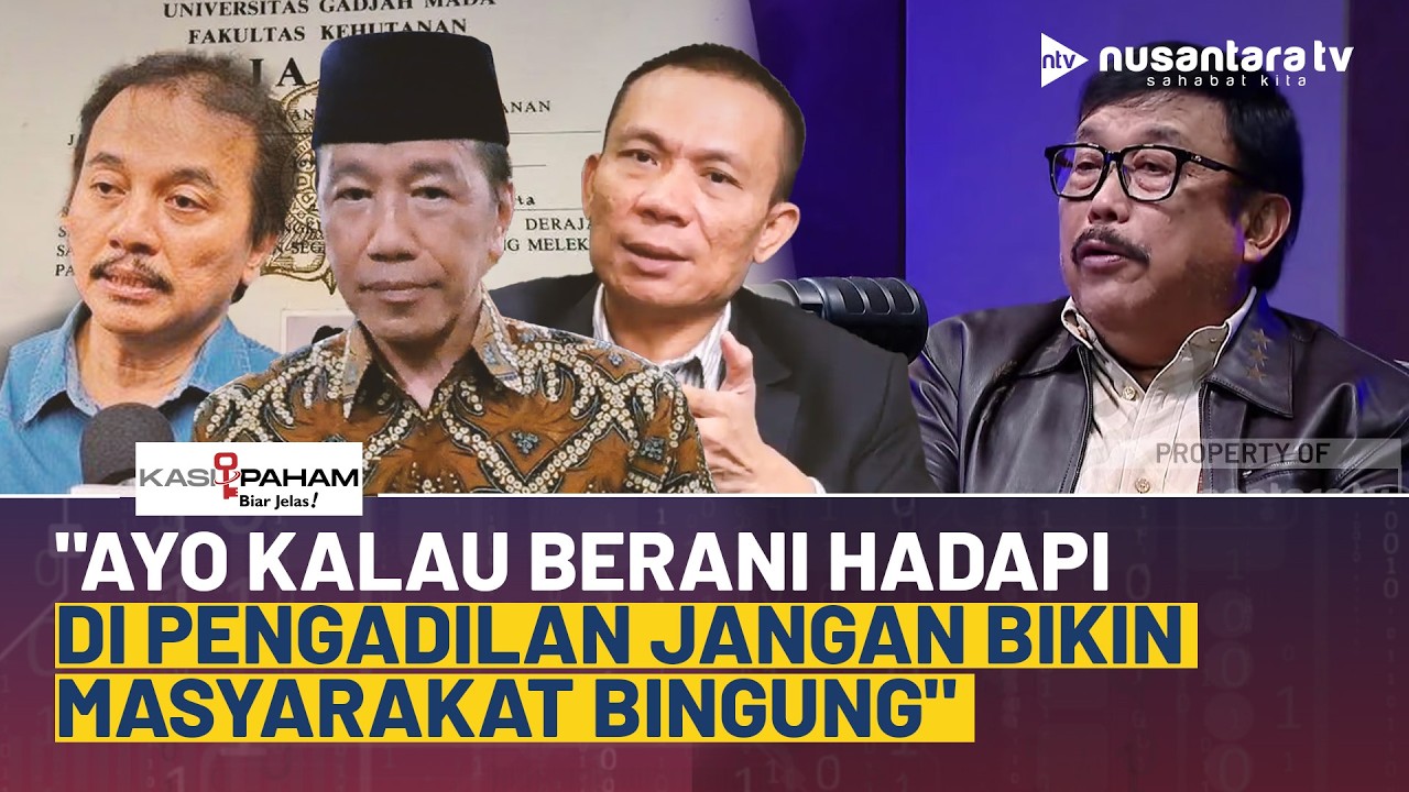 Ito Sumardi Tantang Roy Suryo di Kasus Ijazah Jokowi: Ayo ke Pengadilan, Jangan Bikin Rakyat Bingung