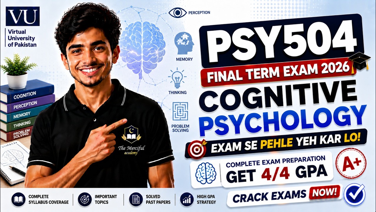 Psy504 Final Exam Preparation 2026 | Complete Guide for Psy504 | The Merciful Academy