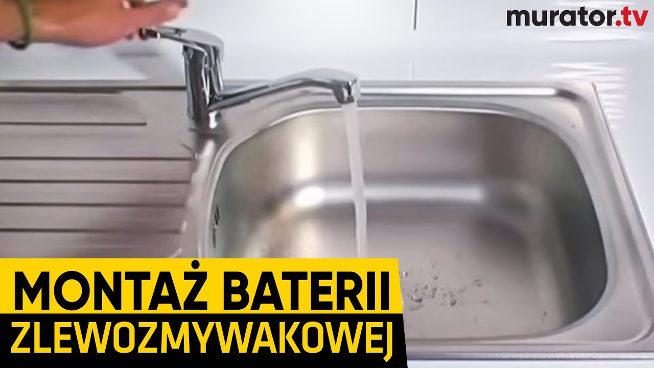 Montaż baterii zlewozmywakowej - poradnik Muratora