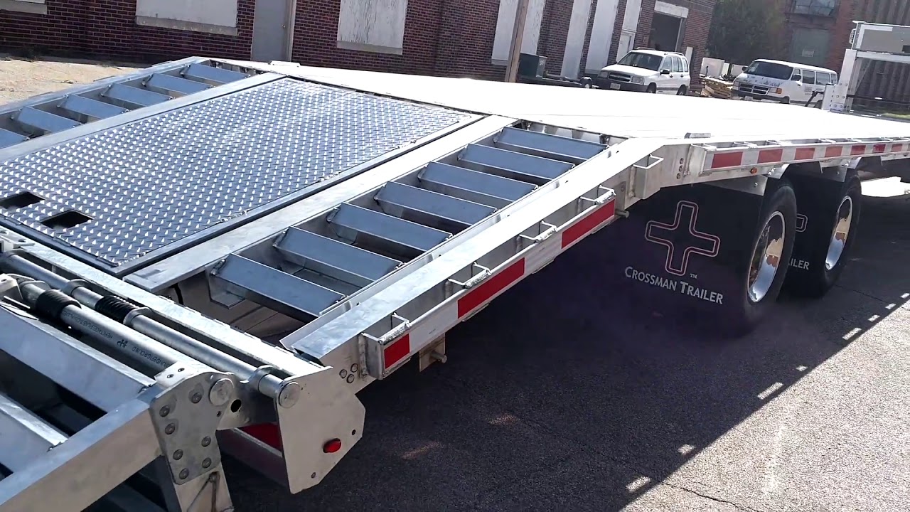 Crossman Trailer, 30+5 aluminum gooseneck flatbed